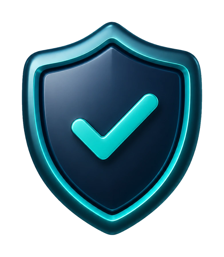 CardFlow secure gift card trade shield check icon for protected transactions