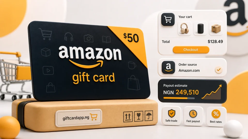 Amazon gift card receipt proof and marketplace source illustration