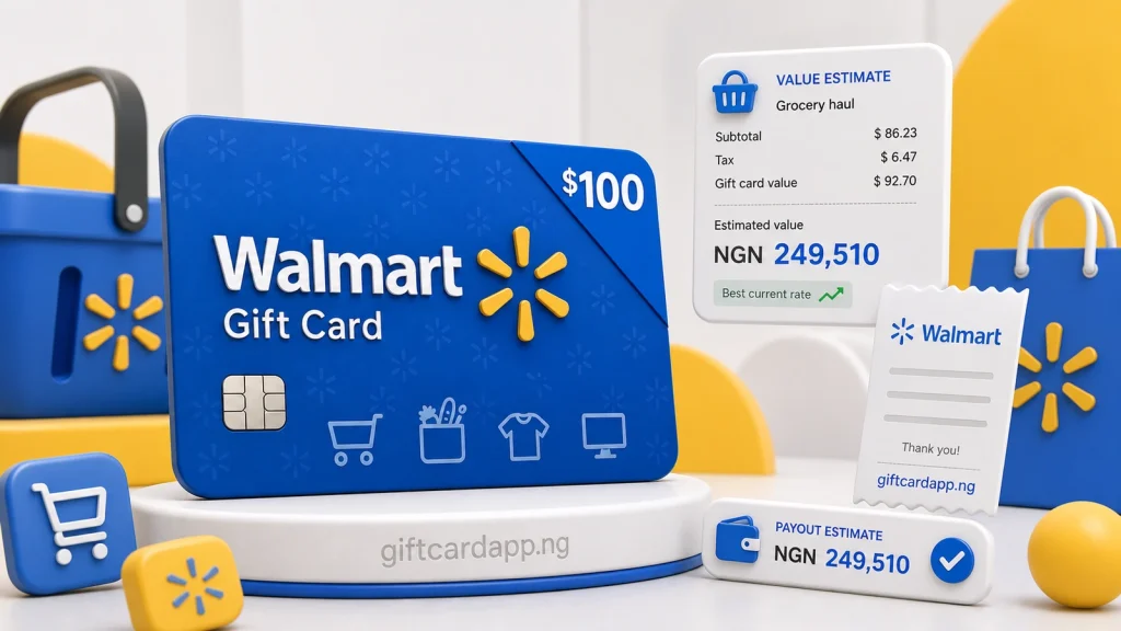 Amazon, Walmart, Target and eBay shopping gift cards compared for Nigerian sellers